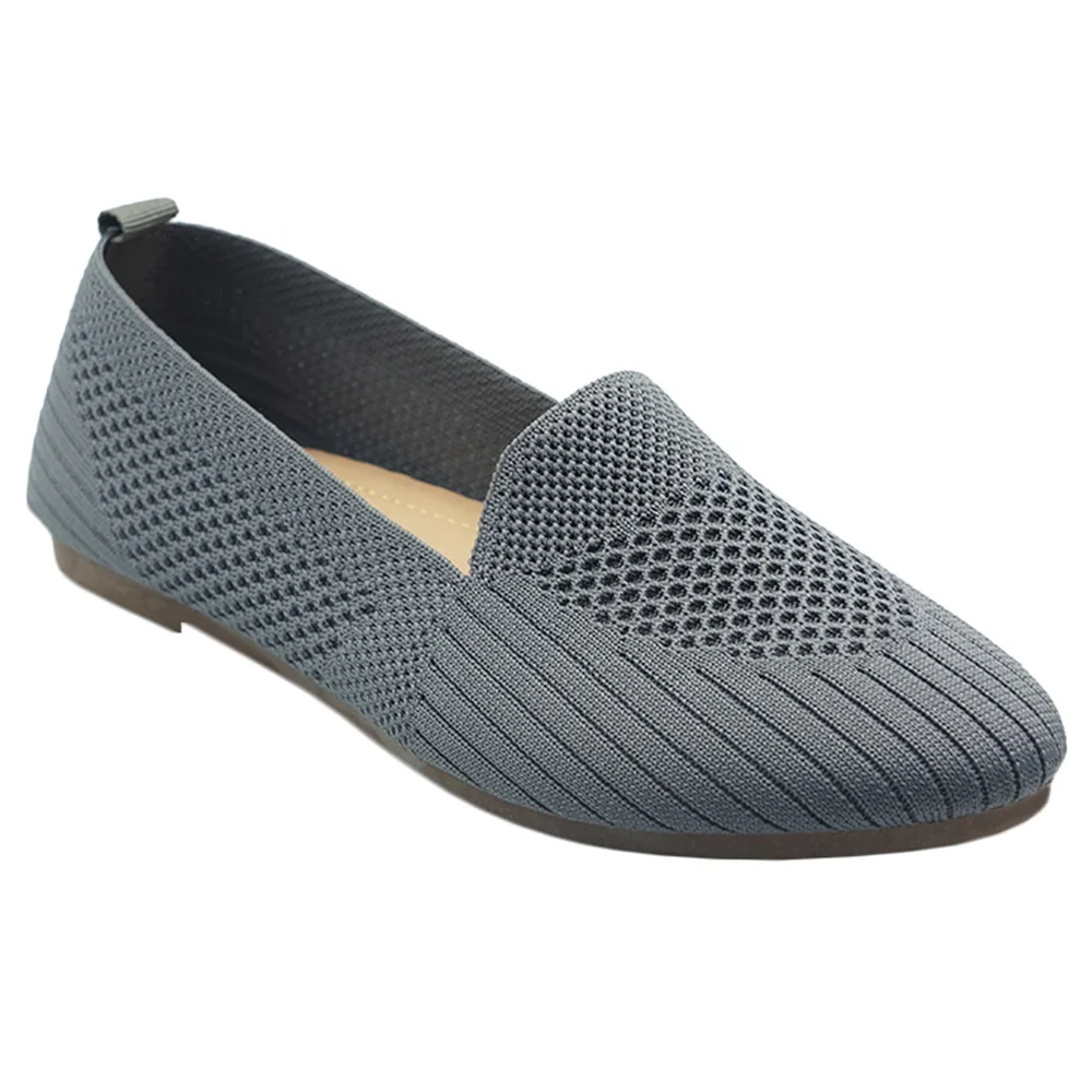 Туфли женские прогулочные на плоской подошве, Повседневные кроссовки без шнуровки, обувь для ходьбы