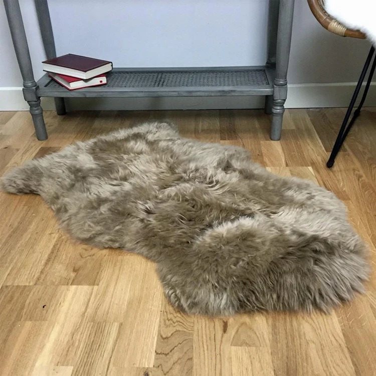 china manufacturer no stimulation genuine sheepskin rug