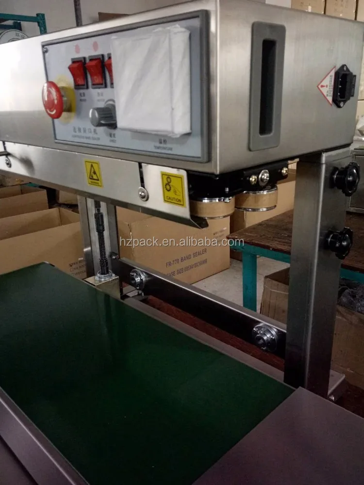 FR-450 Automatic Vertical Bag Continous Band Sealing Machine
