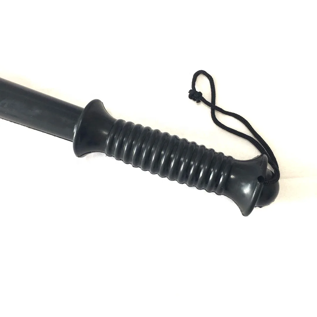 police anti riot rubber batons with fiberglass core