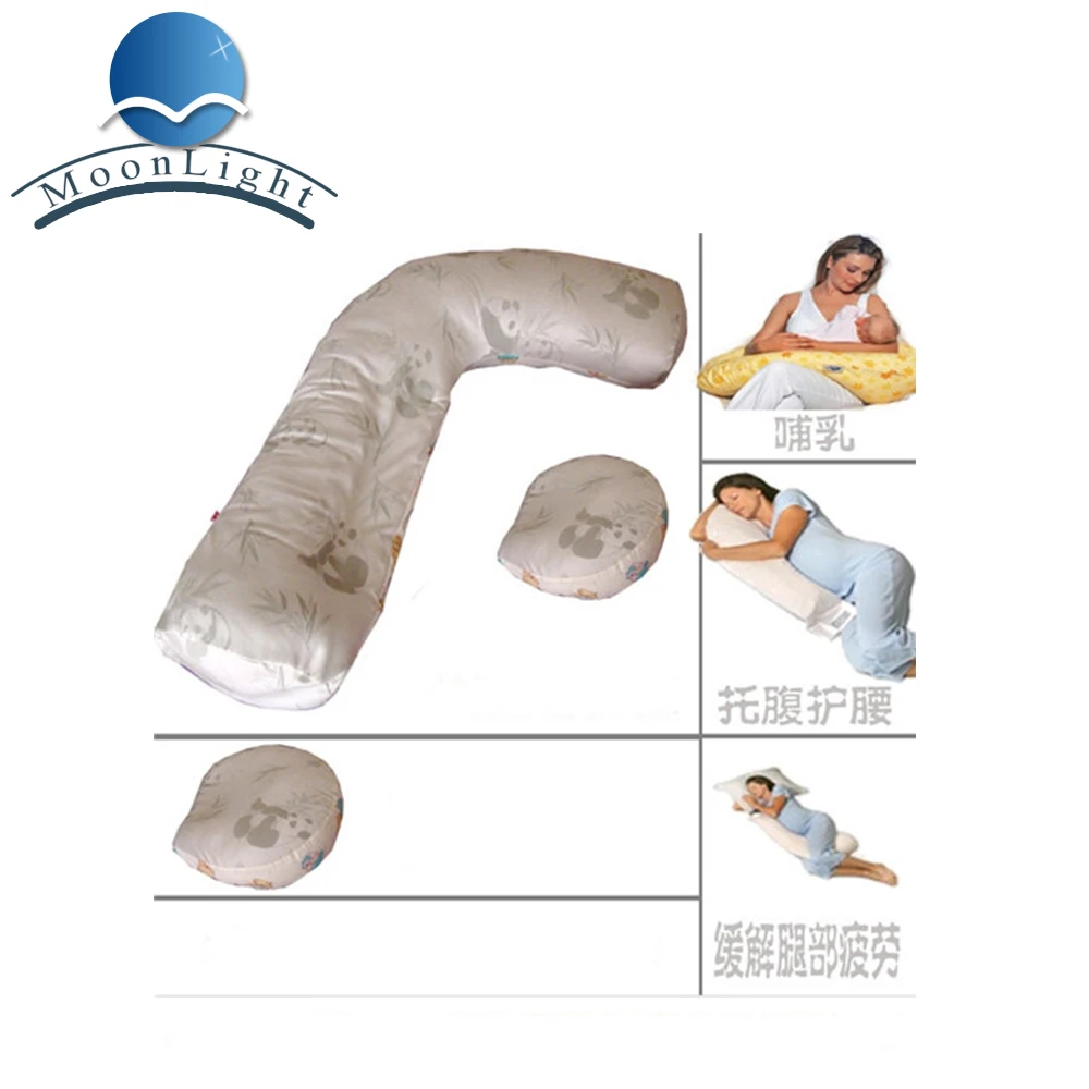 L-shape baby pregnancy and maternity pillow are good sleeping