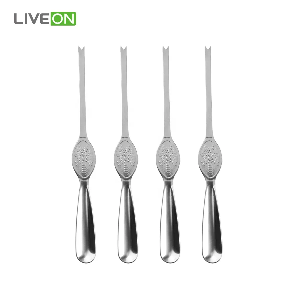 2 Pcs Crab Crackers and 4 Pcs Lobster Picks/Forks