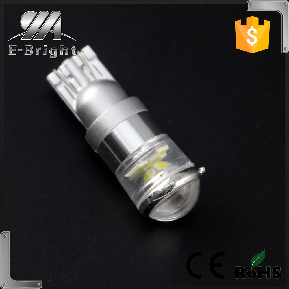 Белый 4SMD-2835 Объектив Проектора 168 194 2825 W5W LED Замена Лампы Для Номерного знака