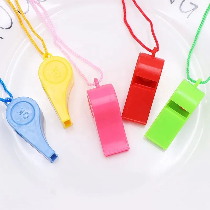 Colorful Plastic Sport Fan Whistle