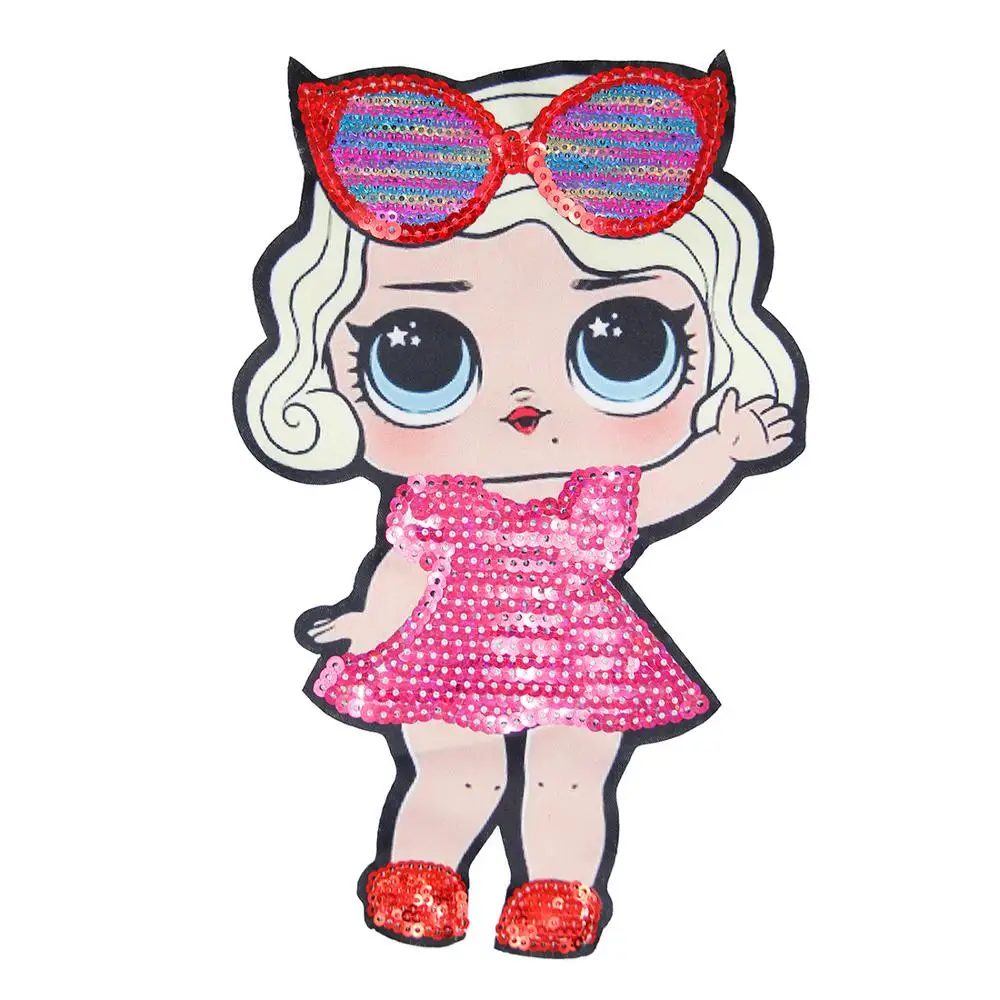 
factory sale direct sequence patch iron on flowers 1 