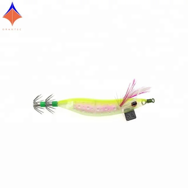 Factory Price Fishing Hook 2.0 Banana Shrimp Bionic Bait Noctilucent Hooks