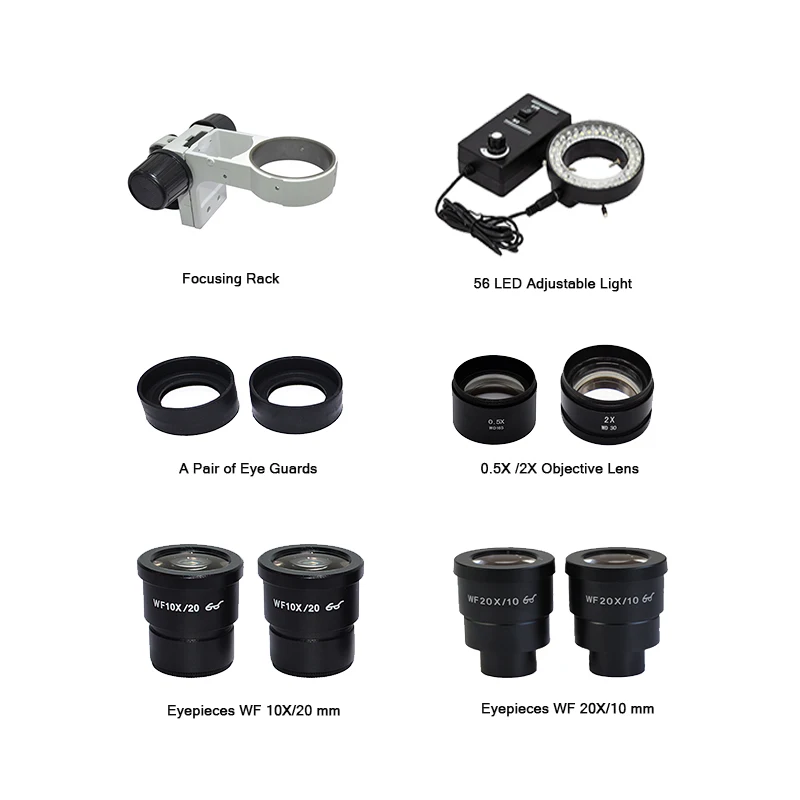 2MP 3.5X-180X Optical Zoom Stereoscopic Microscope for mobile phone repair