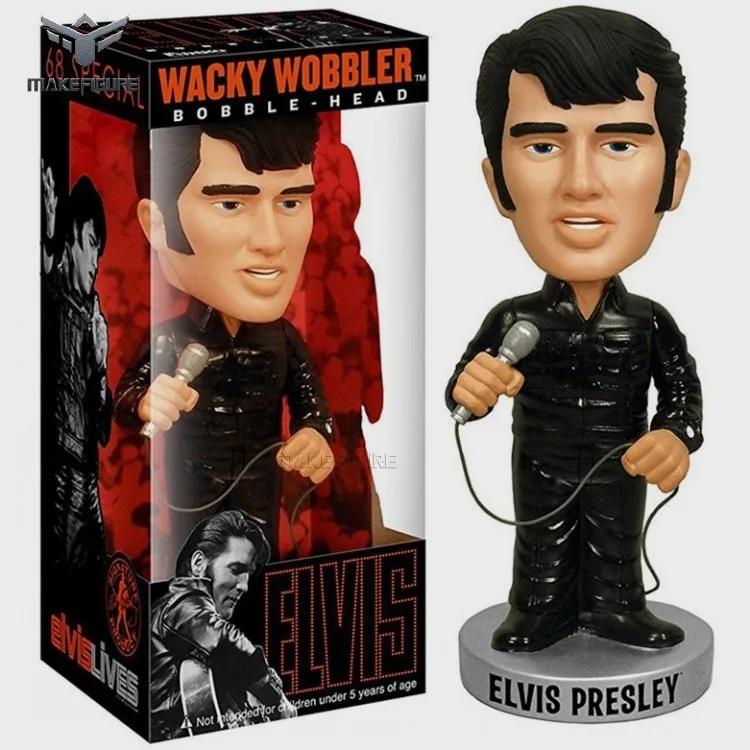 Custom Made Pop Star Bobble Head Figure Customized Movie Character Wrobble Head Figurine Make Vinyl Bobble Head Toy