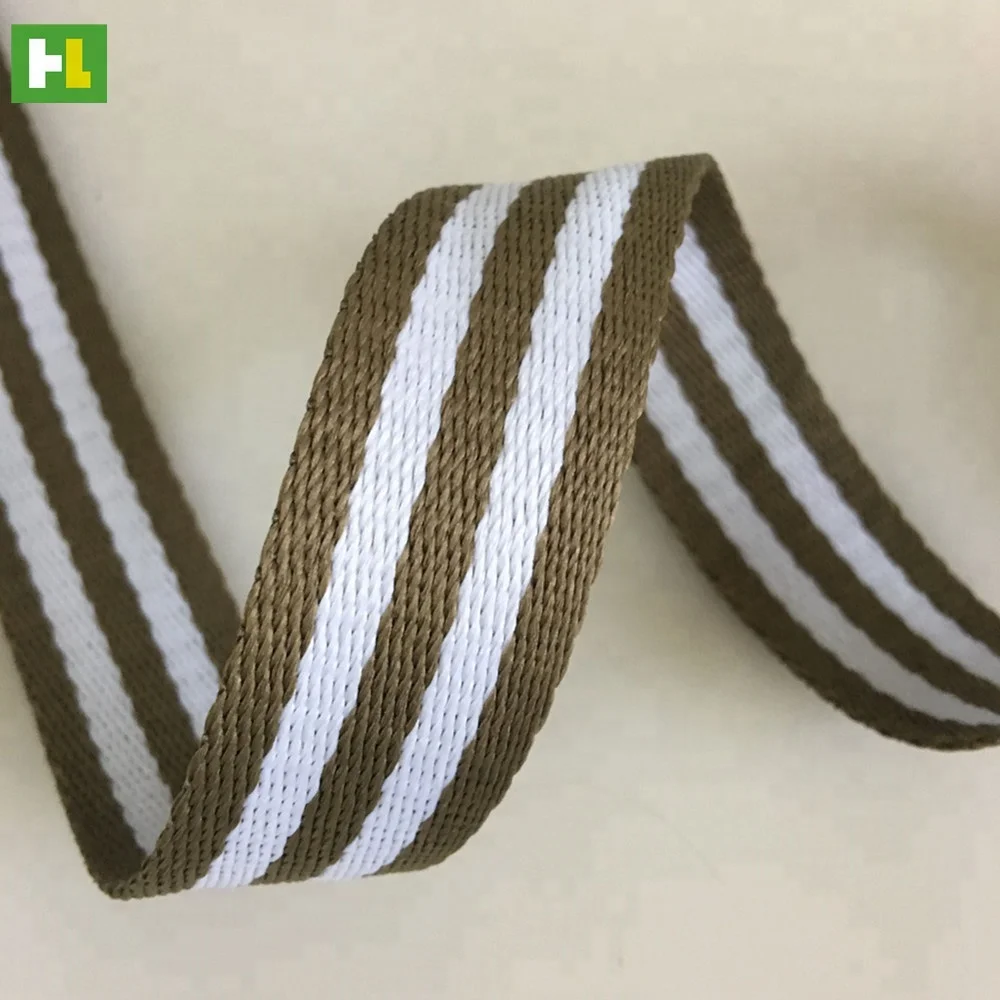 HIgh quality 1 inch Polyester fabric webbing tape for shoulder bag strap