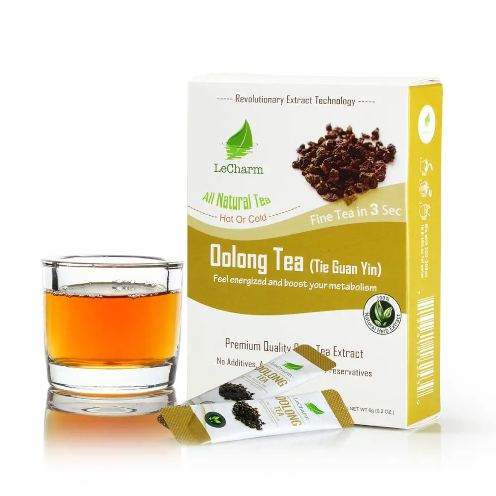 Refine Oolong tea pure flavoured organic instant tea powder help fight obesity