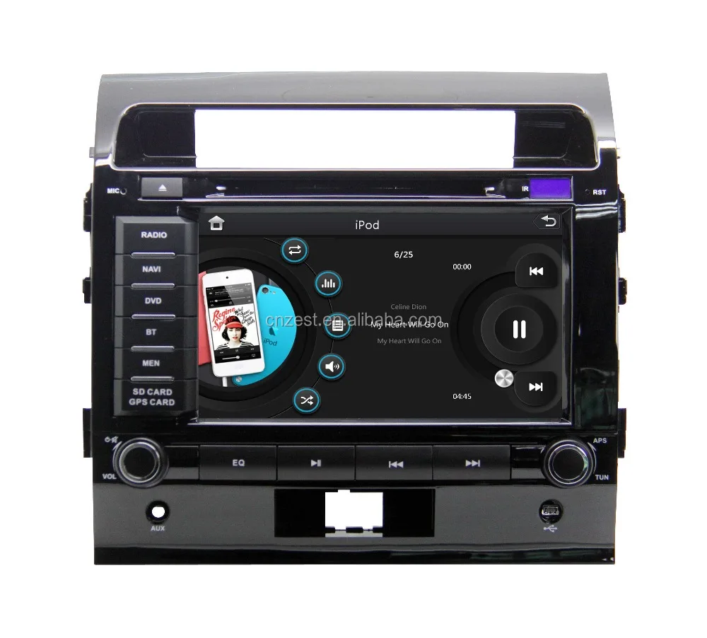 Автомобильный mp3-плеер mp4 для Toyota LAND CRUISER 200 gps dvd музыкальный плеер радио RDS 3D 3g Интернет USB зарядное устройство