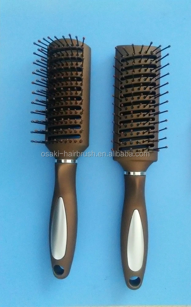 Нейлон пластиковую расческу отличное качество дешевым, Нейлон пластиковые vent щетка для волос сделано в китае