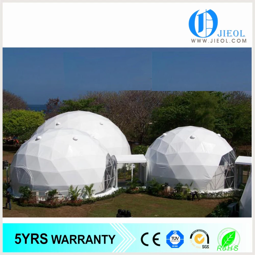 2017 Открытый стекло иглу геодезический купол палатка для события