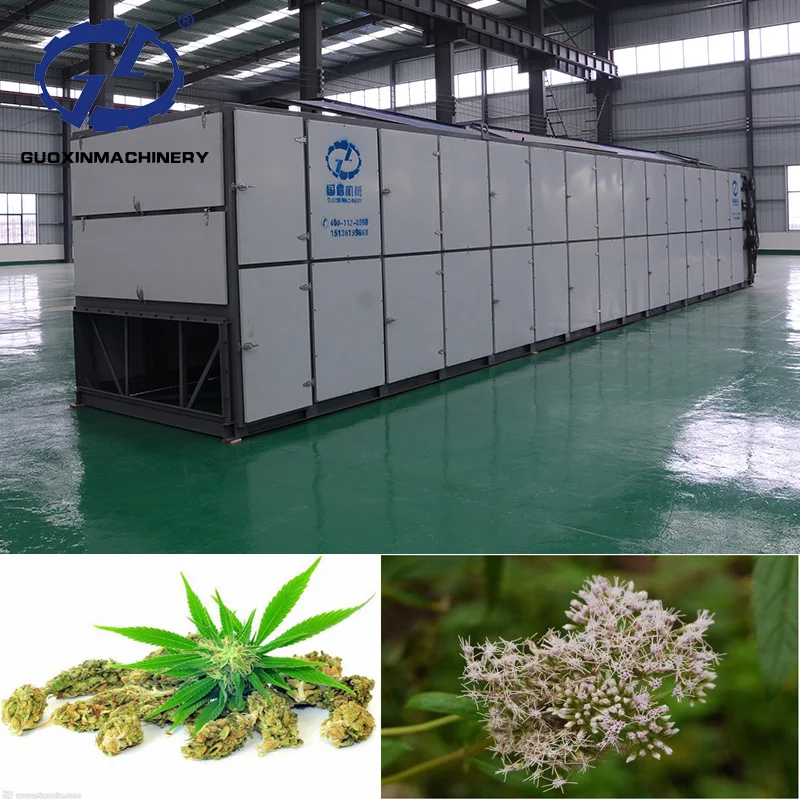 
CBD extract continuous low temperature dehydrator hemp flower dryer 