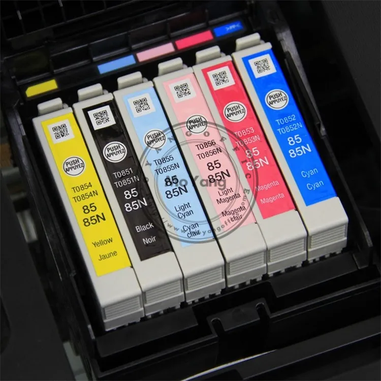 MoYang INK CARTRIDGE T0851 T0852 T0853 T0854 T0855 T0856 Compatible for EPSON PHOTO 1390 R330 printer