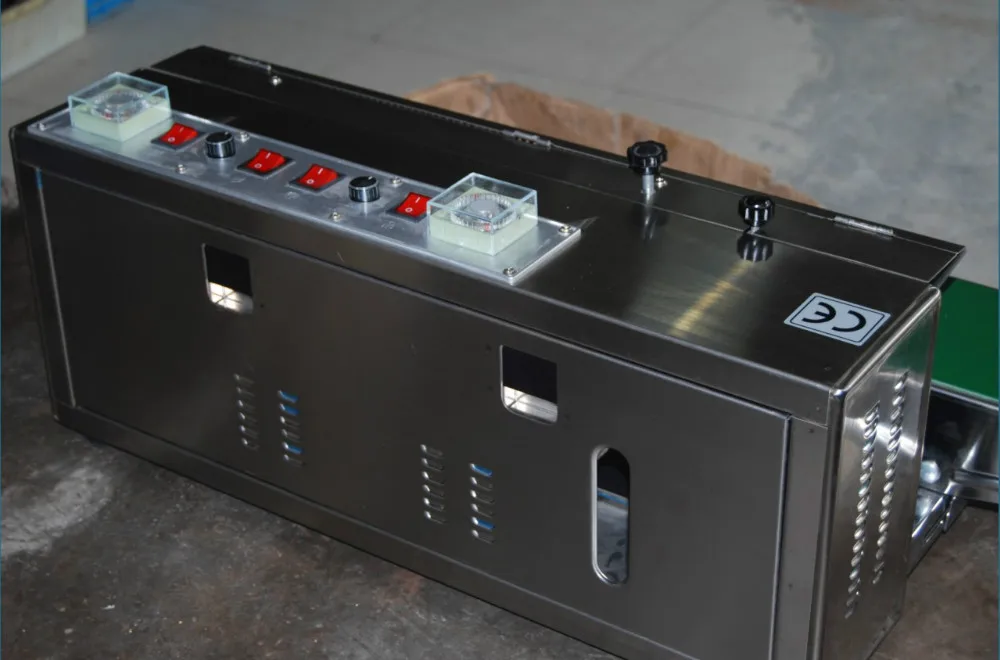 
Portable vertical and horizontal plastic bag closing machine with printer 