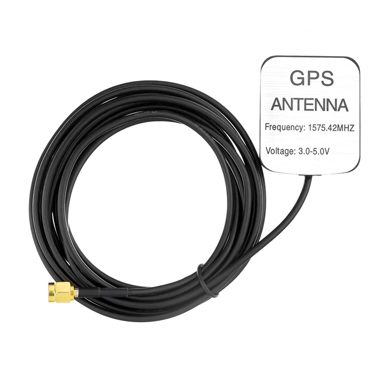 Waterproof Active gnss gps antenna satellite antennas module external DVD navigation car antenna with FAK SMA Connectors RG174
