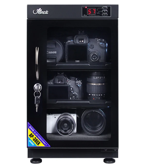 
40L electronic dryer machine for dslr camera storage component dry age cabinet 