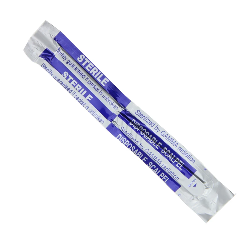  Одноразовый стерильный скальпель