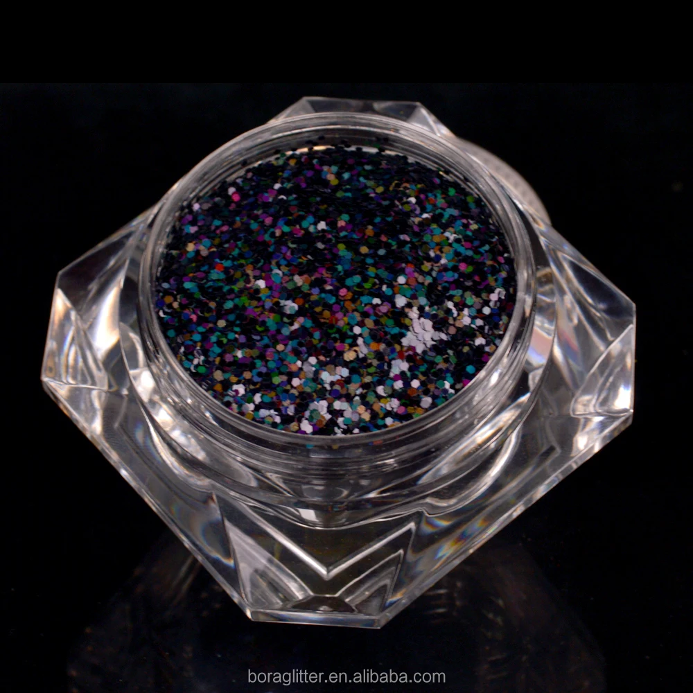 Chunky Glitter Wholesale Metal flake powder paint automotive dip pigment glitters for Christmas Halloween Holiday decoration