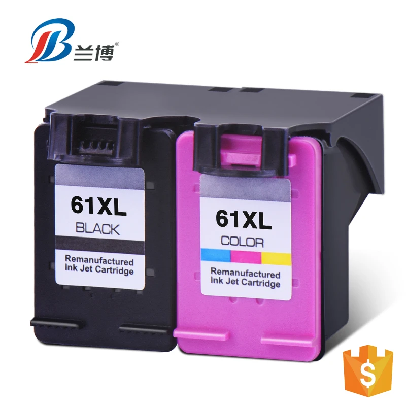 
High quality remanufactured 61 xl Ink Cartridge compatible for hp CH563w CH564w 