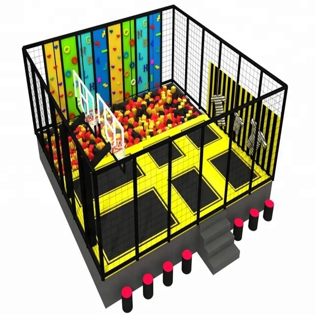 
Climbing wall spider wall soft foam ball trampoline park 