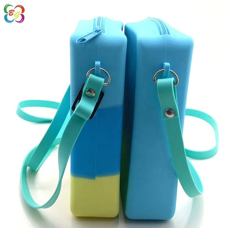Fashion Customized Logo Crossbody Sling Bag Silicone Shoulder Bag