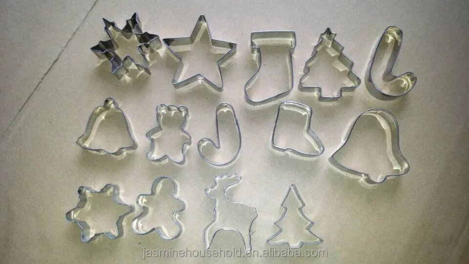 Non Stick Durable  Variety Designs Custom Stainless Steel Fondant Cake Biscuit Molds Pastry Baking Cookie Cutters