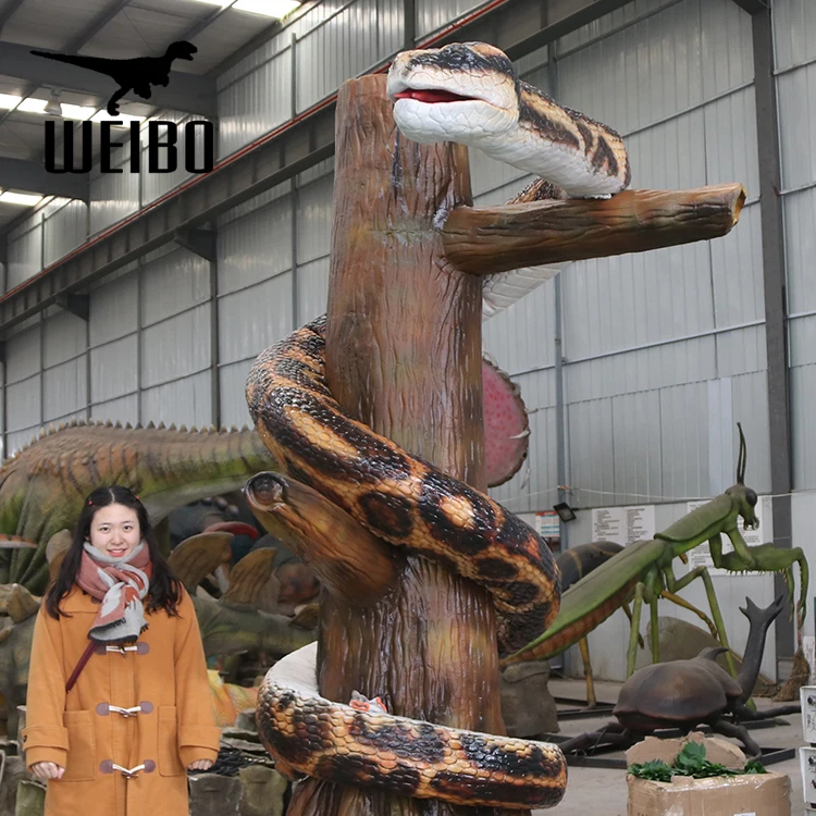 Remote control animatronic animal robot snake