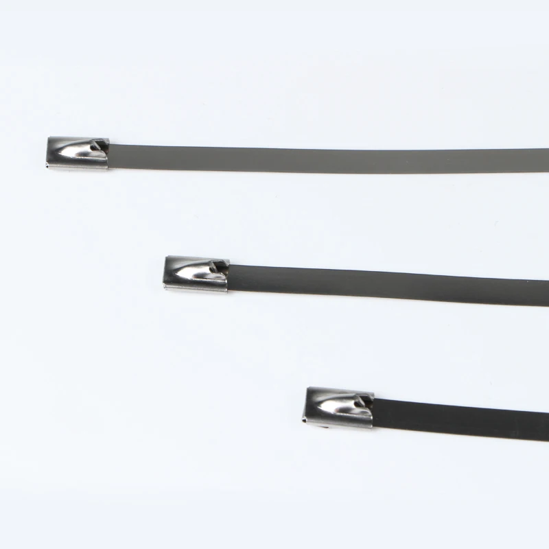 Qiligang ПВХ мяч замка кабельные стяжки из нержавеющей стали