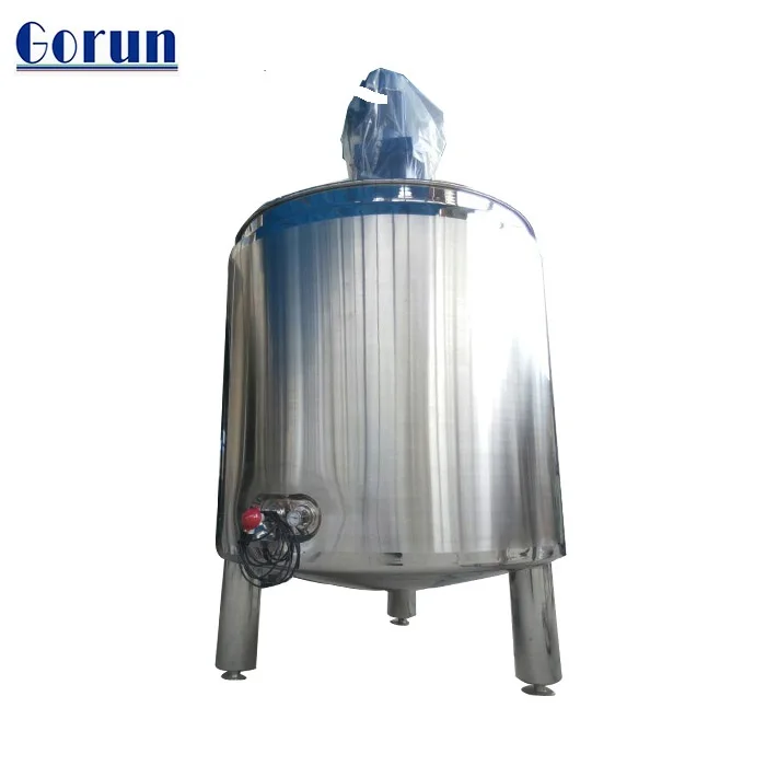 Electric Heating Agitator Mixing Tank Price Of Liquid Soap Making Machine 2000l High Speed Mixer