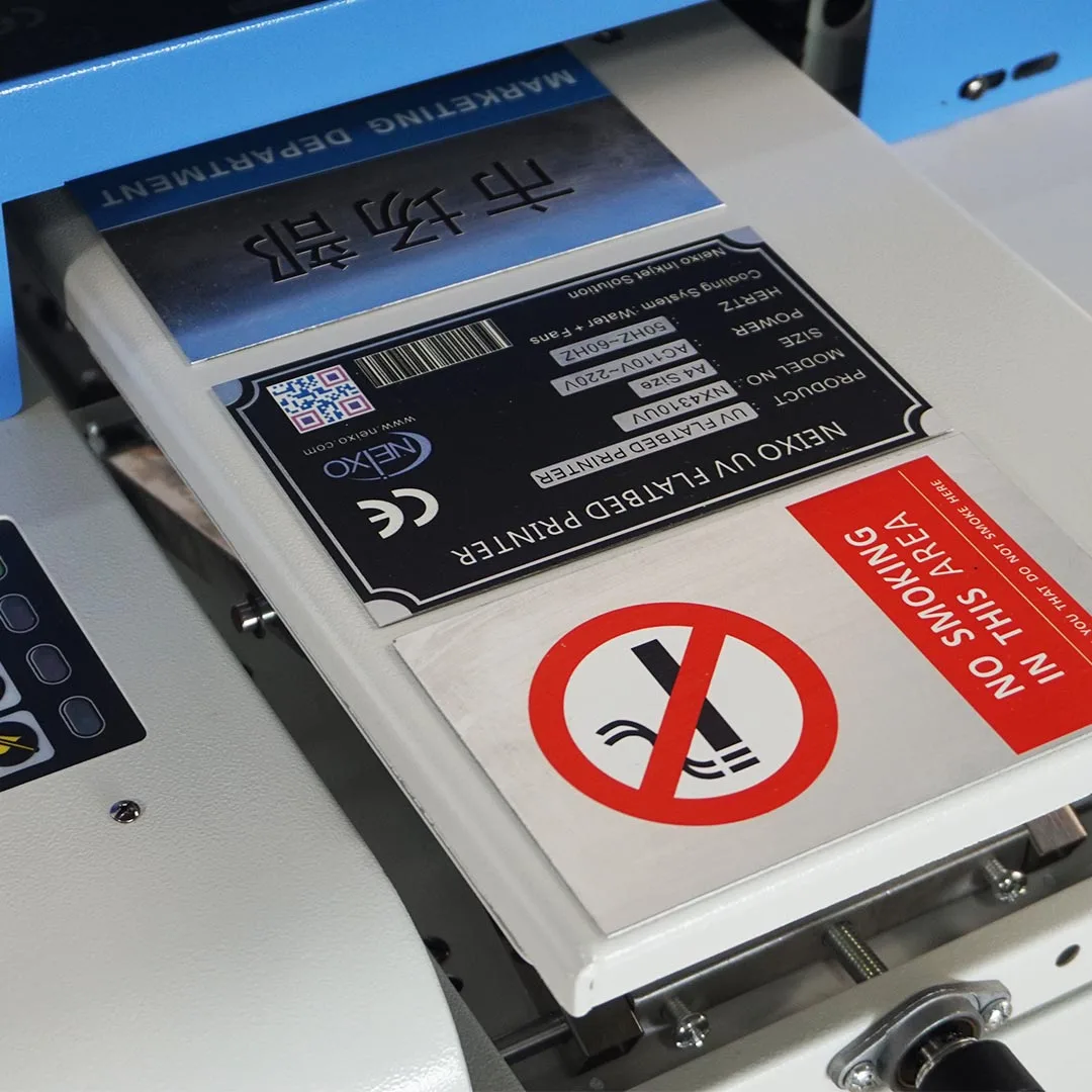 
Neixo A4 UV printer for printing on aluminium sheet 