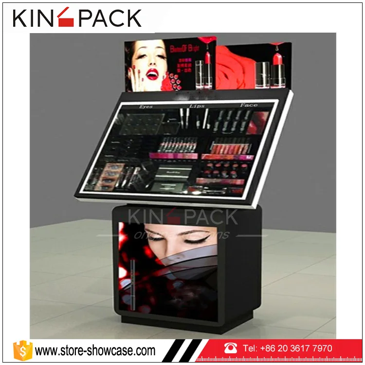 New arrival with high quality acrylic cosmetic display stand cosmetic counter