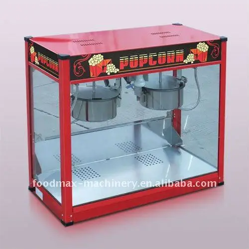 
Double kettles popcorn machine hot sale 