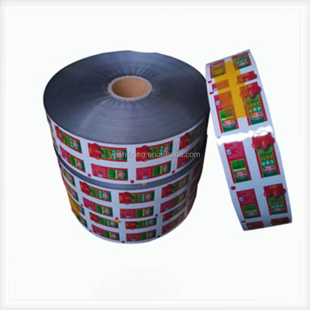 Wholesale Custom printing tomato ketchup sauce packaging film roll