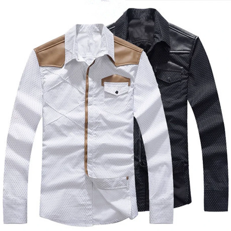 Оптовые фотографии формальных рубашек мужское приталенное