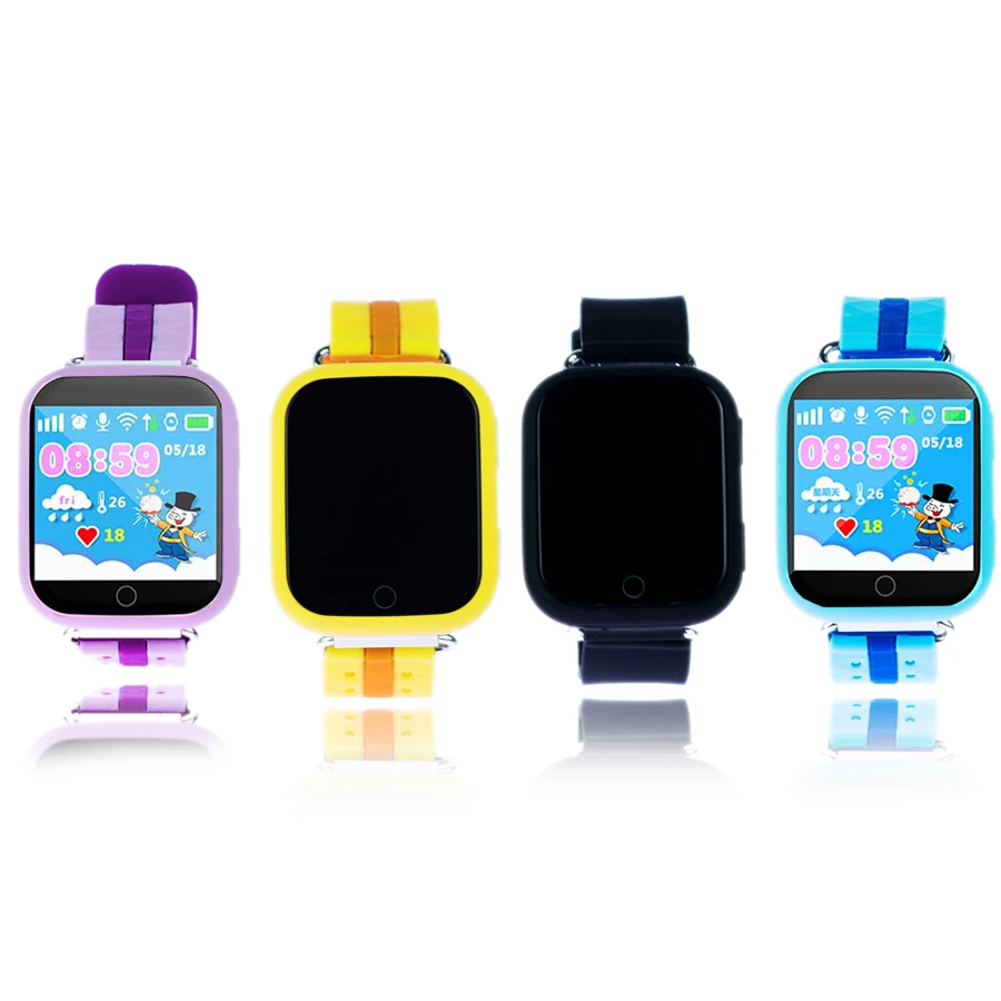 2018  Hot Sale GPS Smart Watch Kids Q750 SOS Call Location Finder Children Smart Electronic Baby Watch Q750 with safty functions