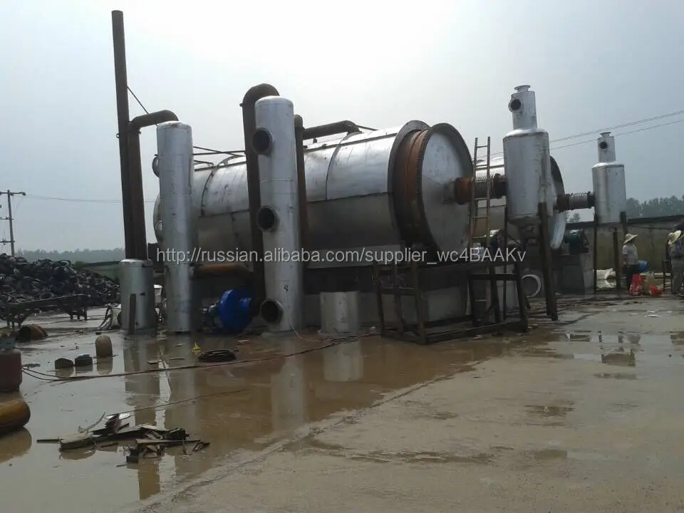 Отходов пластиковые пиролиза завод питания