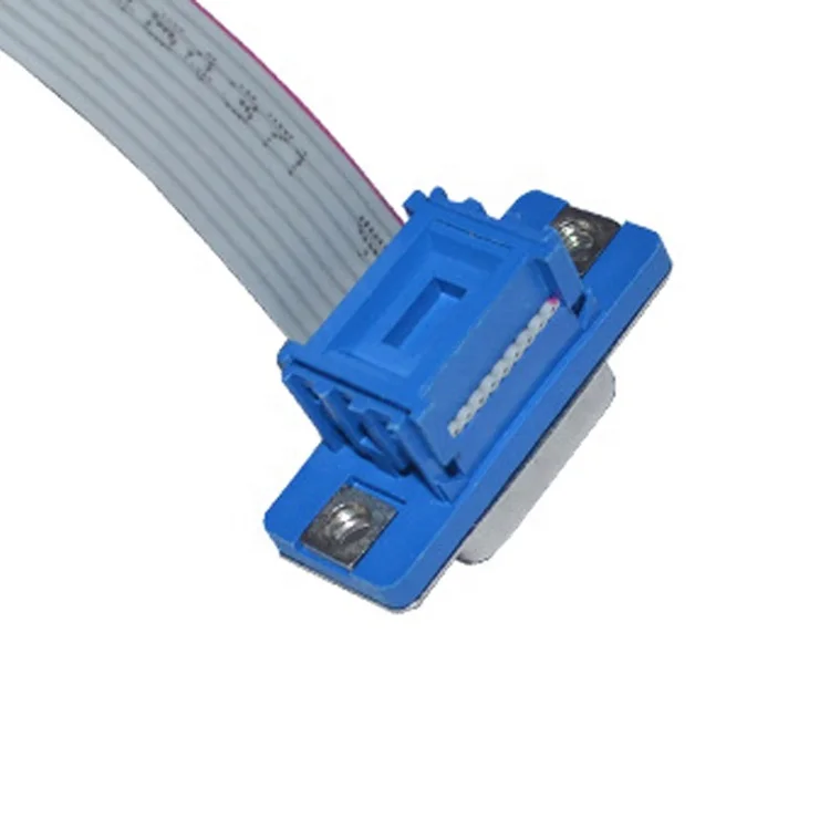IDC to IDC to D sub DB 9p Flat Ribbon 2.54mm D sub Connector Cable