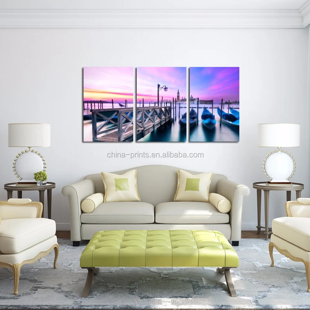 Fancy Sea Ocean Harbor Canvas Prints Home Wall Decoration