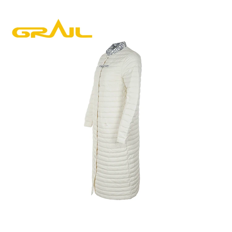 Professional modern design winter japan long light women duck down coat jacket