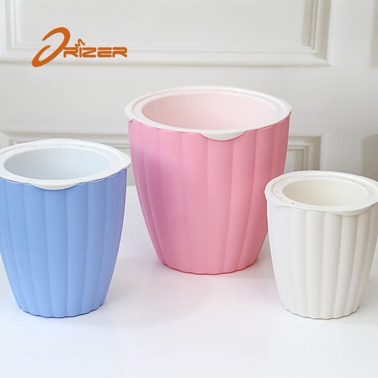New arrival product self watering plant flower pot for indoor pot for flower plant