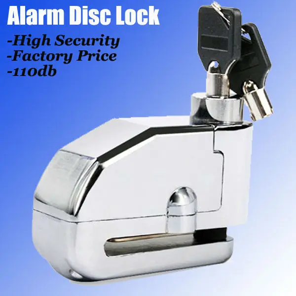 
New Motorcycle disc lock alarm 