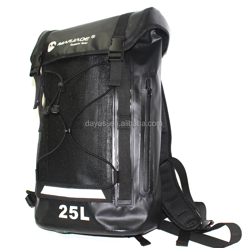 
Latest Design Net Bag With Inner Pocket Waterproof Backpack Dry Bag High Quality Grey Camo Waterproof Sack 