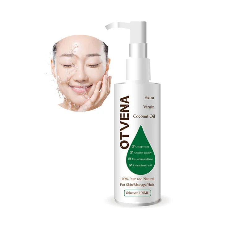 Customize bottle Pure Virgin Coconut Oil Perfect Body Massage Oil