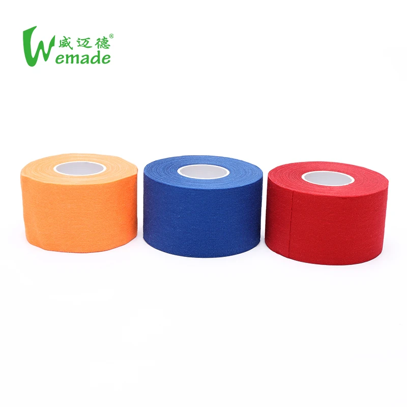 Boxing use cotton zigzag zinc oxide bandage custom logo printed sports tape athletic tape with CE certificated TUV