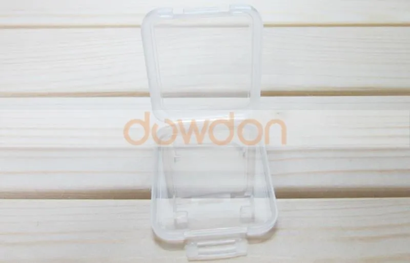Semi Transparent Thin Mini 64G SD Memory Card Packaging Box