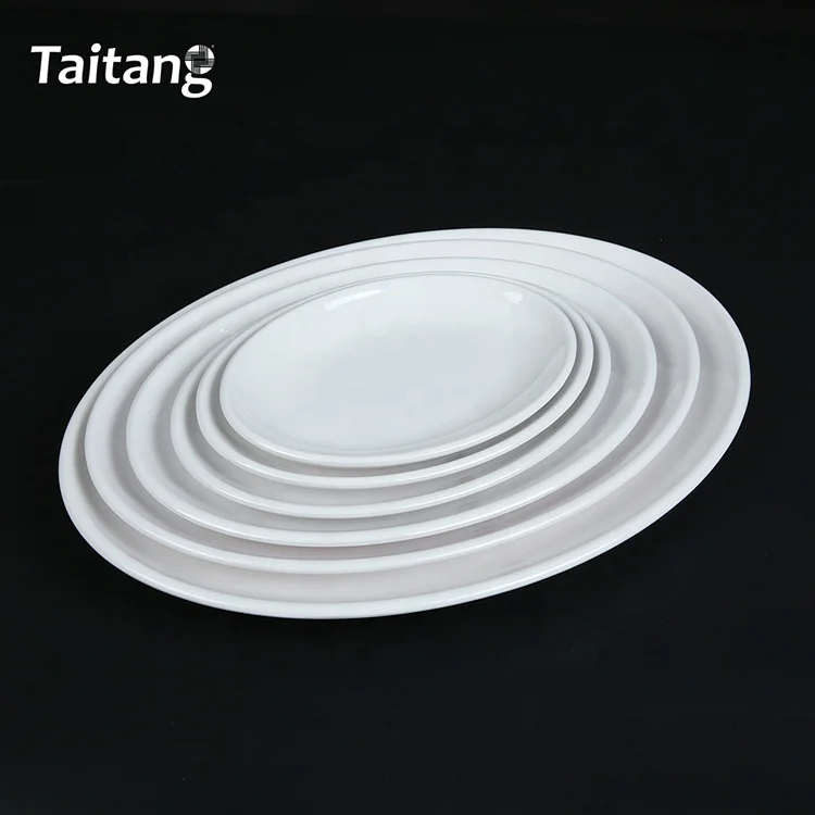 Wholesale household dessert tableware melamine plates round