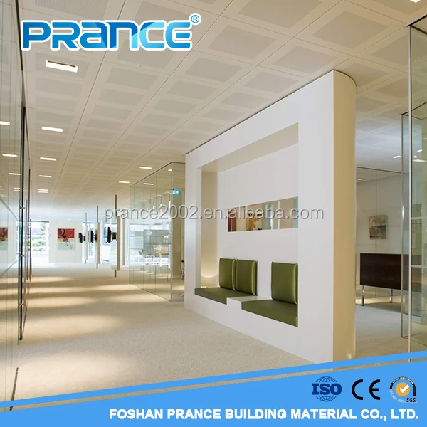 Office Aluminum Fireproof Clip in Ceiling Panel