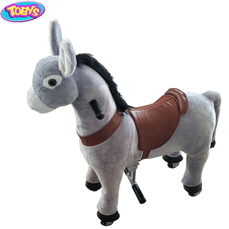 walking animal riding animal donkey ride toy